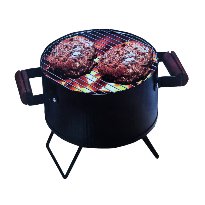 Round barbecue grill