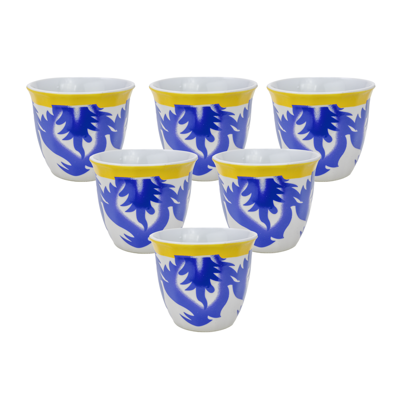 Porcelain coffee cup set