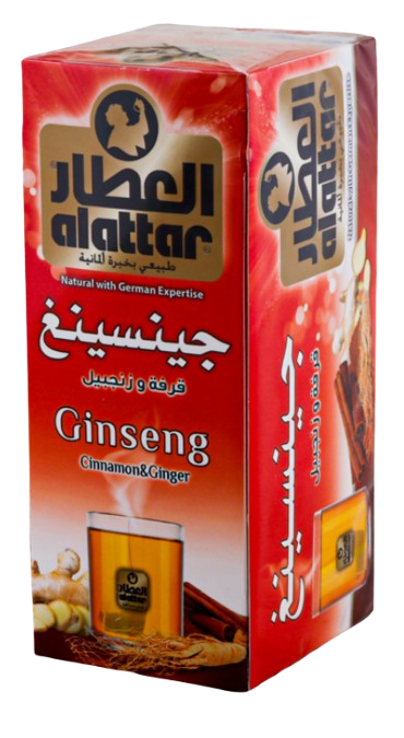 جينسينغ قرفة وزنجبيل  (العطار)