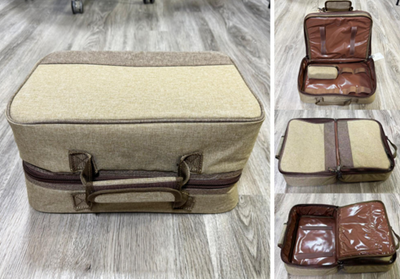 شنطة رحلات فارغة – 38×26×20 سم