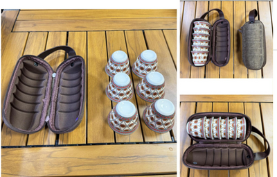 شنطة فناجين قهوة – 18×9×7 سم