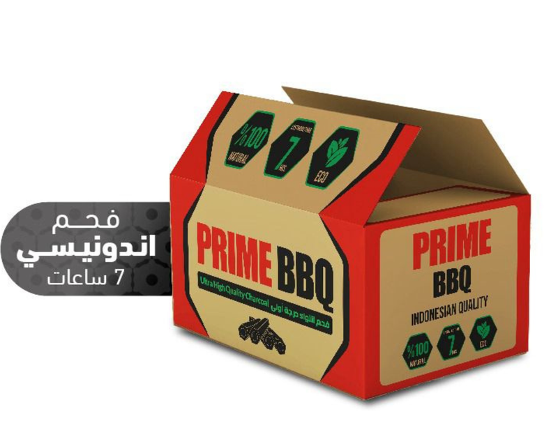 الجودة الإندونيسية الفائقة "PRIME BBQ" – فحم شواء – 10 كغ
