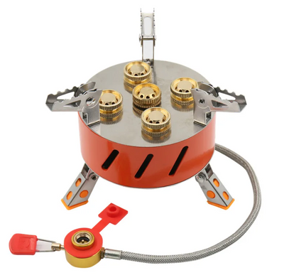 Travel gas stove with bag