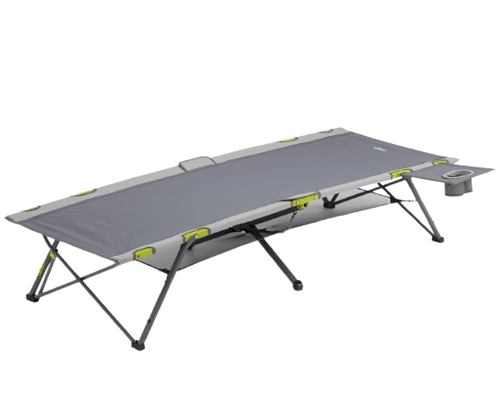 سرير رحلات رمادي – قابل للطي