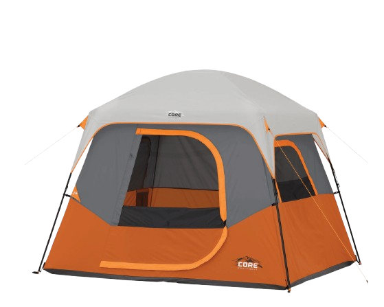 خيمة 4 أشخاص  – جدار مستقيم 244 × 213 سم