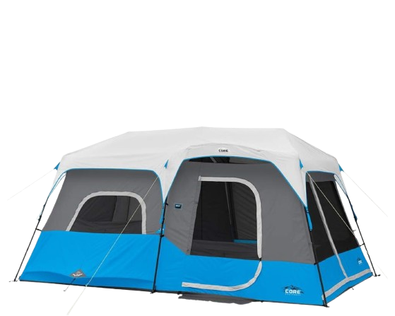 خيمة  مضيئة  9 أشخاص – 4.27×2.74×1.98 م (14×9 قدم)