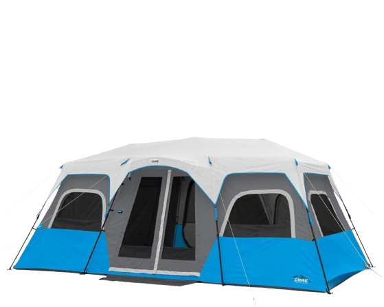 خيمة مضاءة 12 شخص – 5.49×3.05×2.03 م (18×10 قدم)