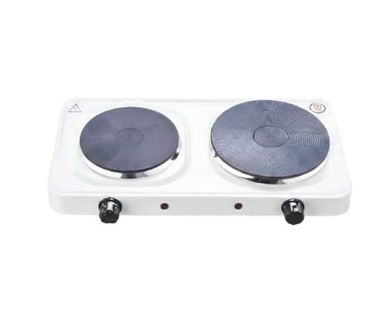 موقد كهربائي حجري 2500 واط برأسين