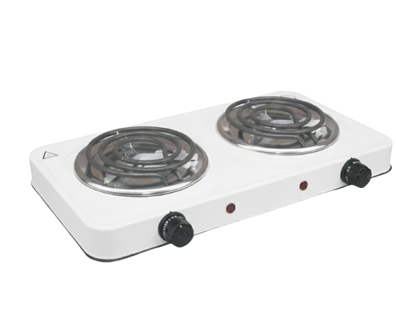 موقد كهربائي مزدوج للطهي والتسخين