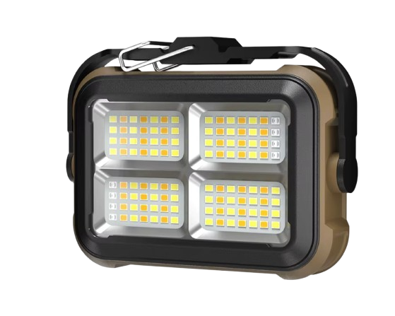 مصباح محمول قابل لإعادة الشحن بالطاقة الشمسية – 500 لومن