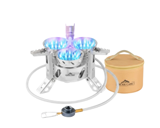 موقد غاز محمول 3 عيون للرحلات والتخييم