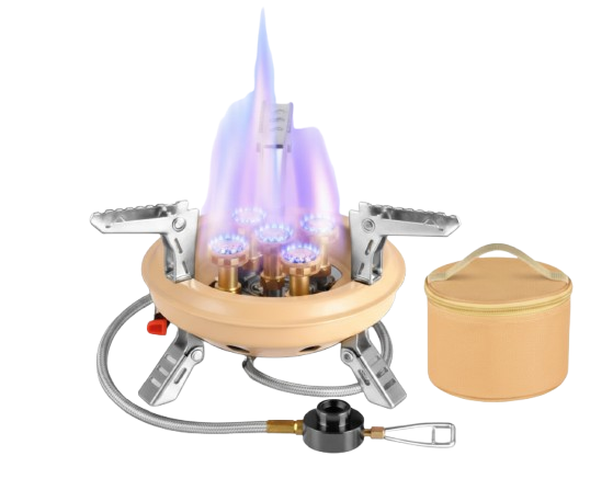 16000 موقد غاز محمول للتخييم– خمس عيون واط