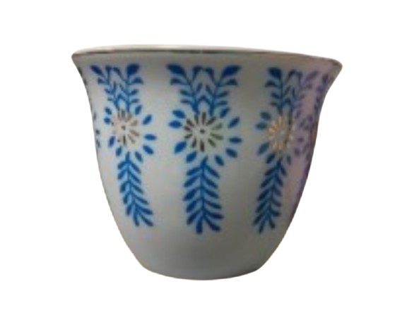 فناجين شخبوط لون أزرق( 6 فناجين)