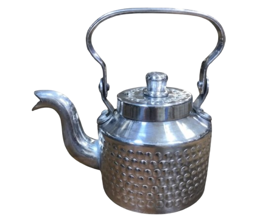 إبريق شاي ألمنيوم منقوش – سعة 500 مل