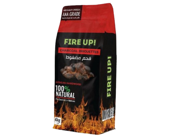 "FIRE UP" – فحم مضغوط– 4 كغ