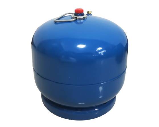 اسطوانة غاز فولاذ كربوني عالية الجودة مع صمام