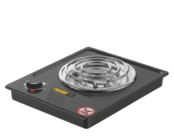 موقد كهربائي  – 1500 واط – أسود