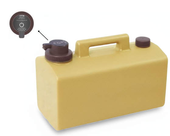 جركل مياه مطور 20 ليتر مع مضخة كهربائية مدمجة