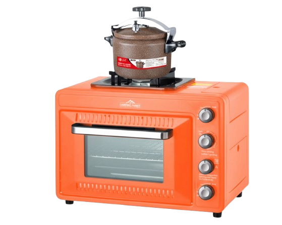 (أورانج) موقد وفرن غاز مدمج بسعة 25 لتر