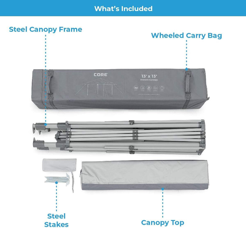 مظلة 13×13 قدم (3.96 × 3.96 م)