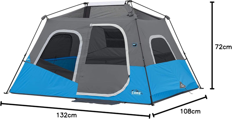 خيمة  مضيئة 6 أشخاص – 2.74×3.35×1.83 م