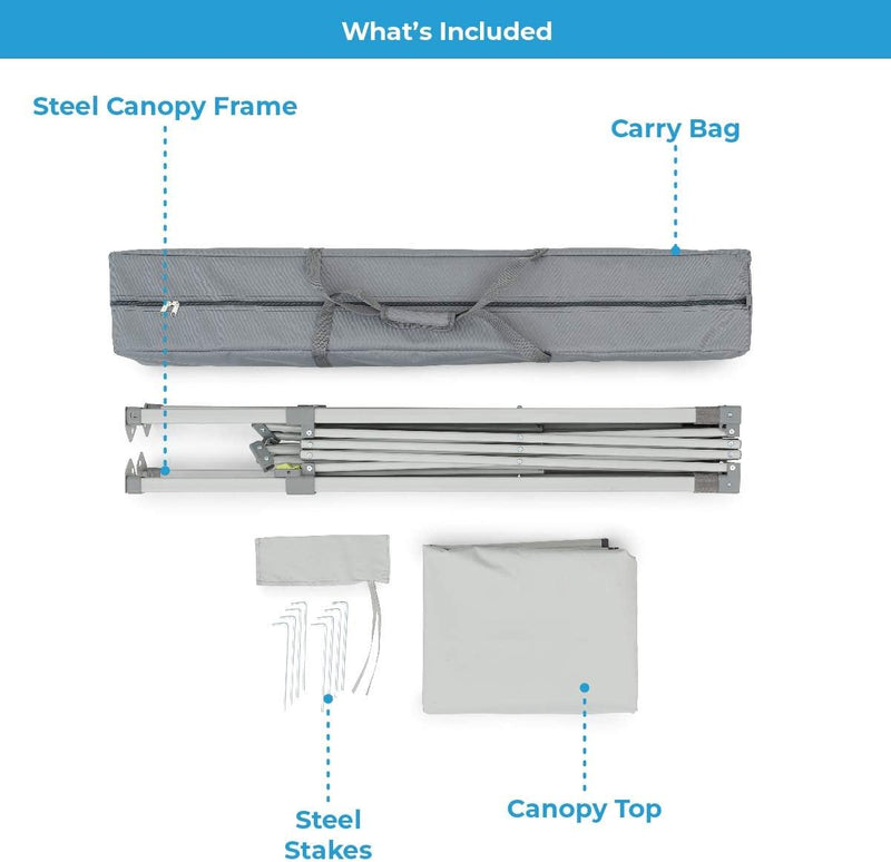 مظلة  8×8 قدم (2.44 × 2.44 م)