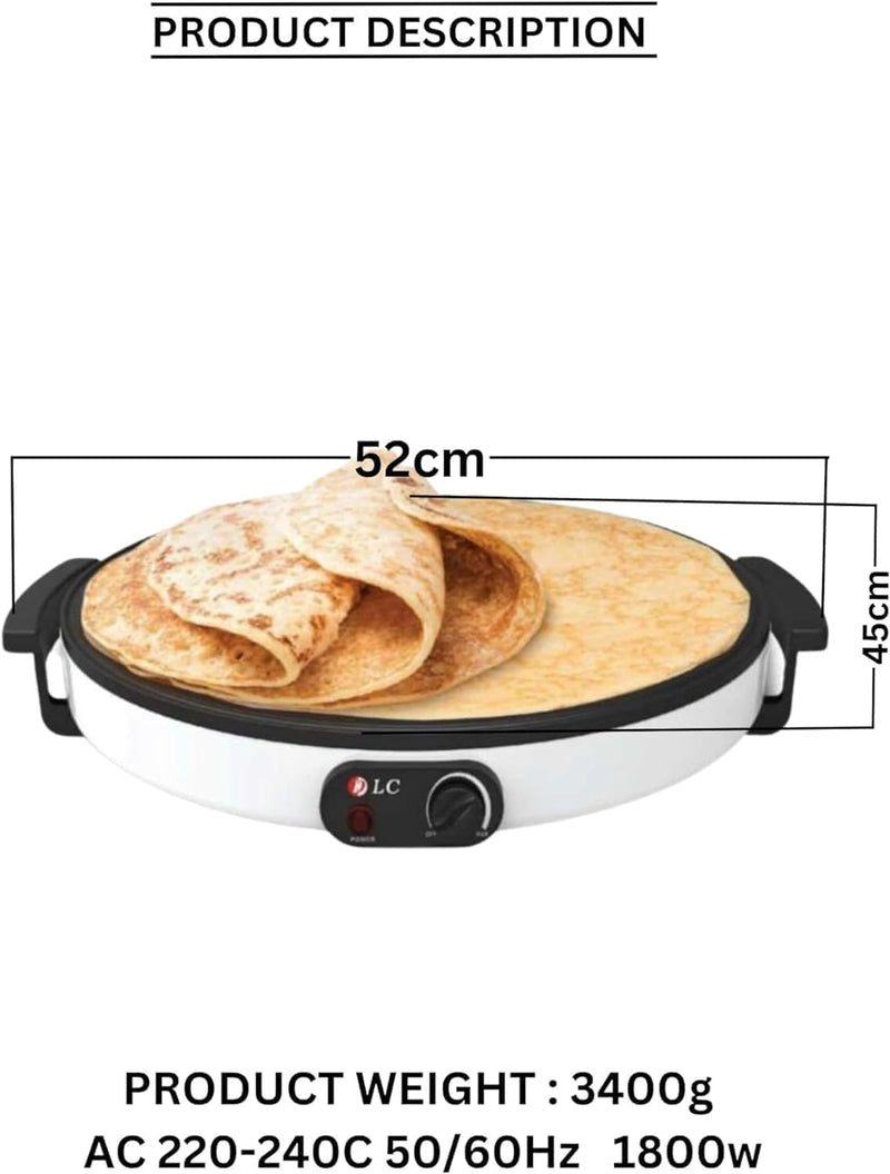 ماكينة صنع الكريب – 45 سم | 1800 واط