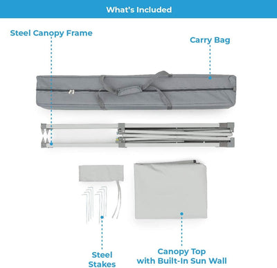 مظلة  6×4 قدم (1.83 × 1.22 م)