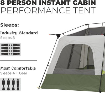 خيمة  – 8 أشخاص – 101.6×120×20.3 سم