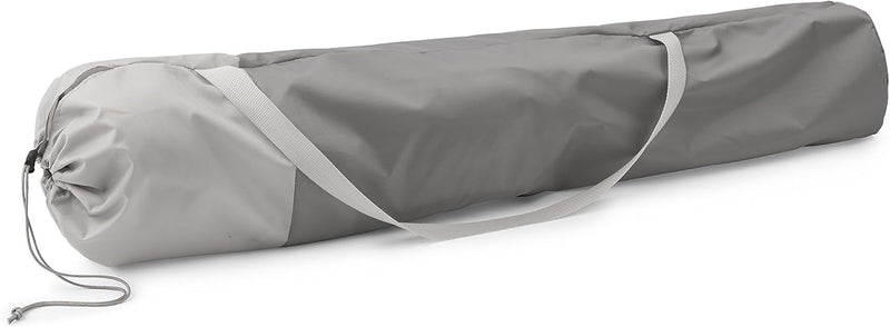 كرسي على شكل قمر مبطن كبير (رمادي)