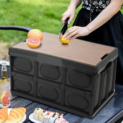 Collapsible storage box