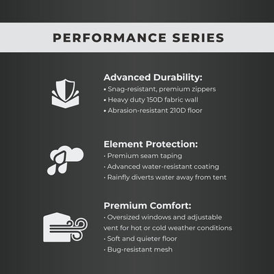 خيمة  – 8 أشخاص – 101.6×120×20.3 سم