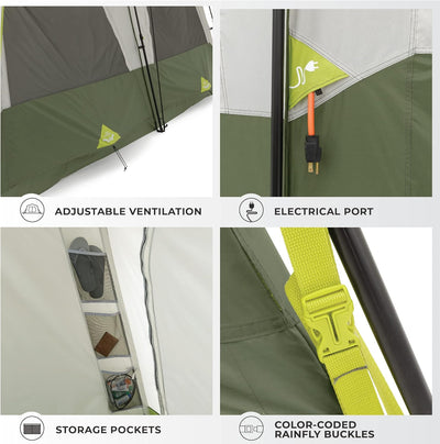 خيمة  – 8 أشخاص – 101.6×120×20.3 سم
