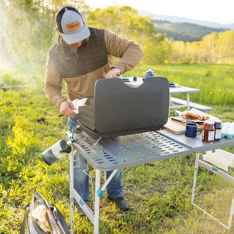 طاولة تخييم  – 61 × 121.9 × 91.4 سم