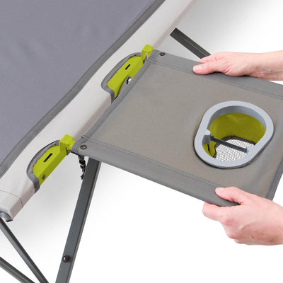 سرير رحلات رمادي – قابل للطي