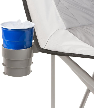 كرسي على شكل قمر مبطن 101.6 × 73.7 × 94 سم