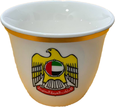 UAE logo coffee cup set