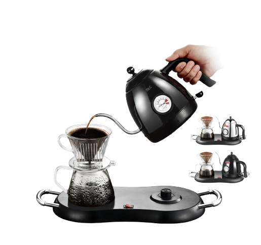 طقم تحضير القهوة المختصة– سعة 0.8 لتر + 0.4 لتر، قوة 1000 واط