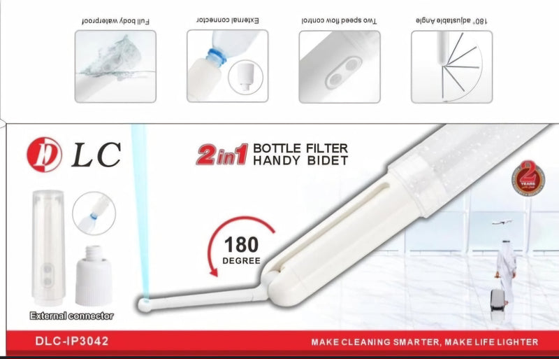 Portable electronic bidet