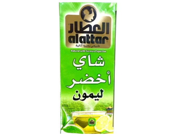 شاي أخضر ليمون (العطار)
