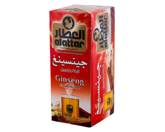 العطار – جينسينغ، قرفة، وزنجبيل (20 ظرف)