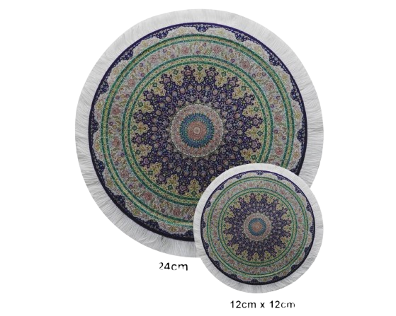 طقم حاملة دلة مع حاملة فنجان قطعتين