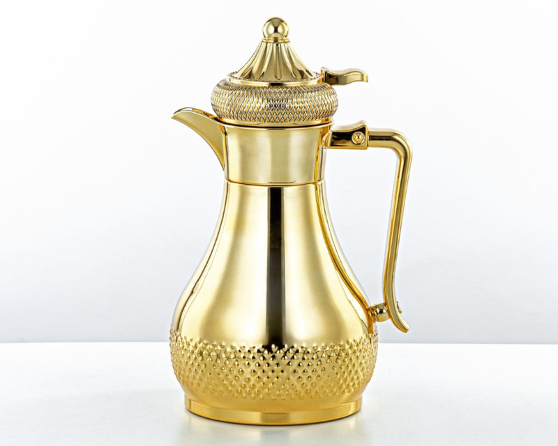 دلة 1 لتر ستانلس ستيل – ذهبي