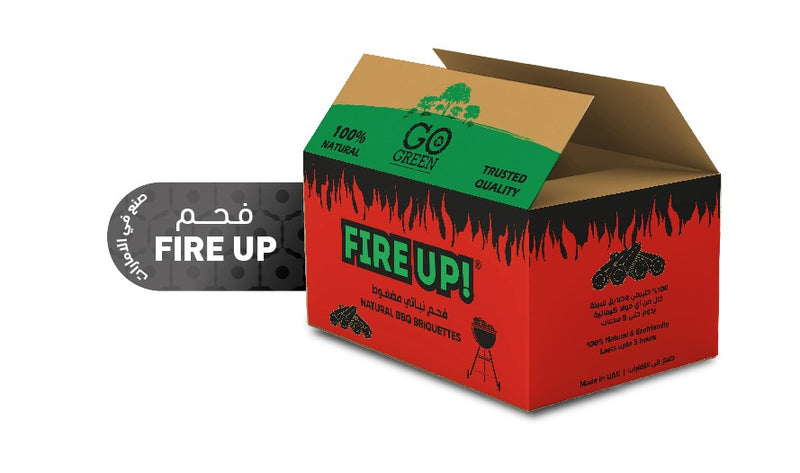 Fire Up فحم – وزن 10 كيلوغرام