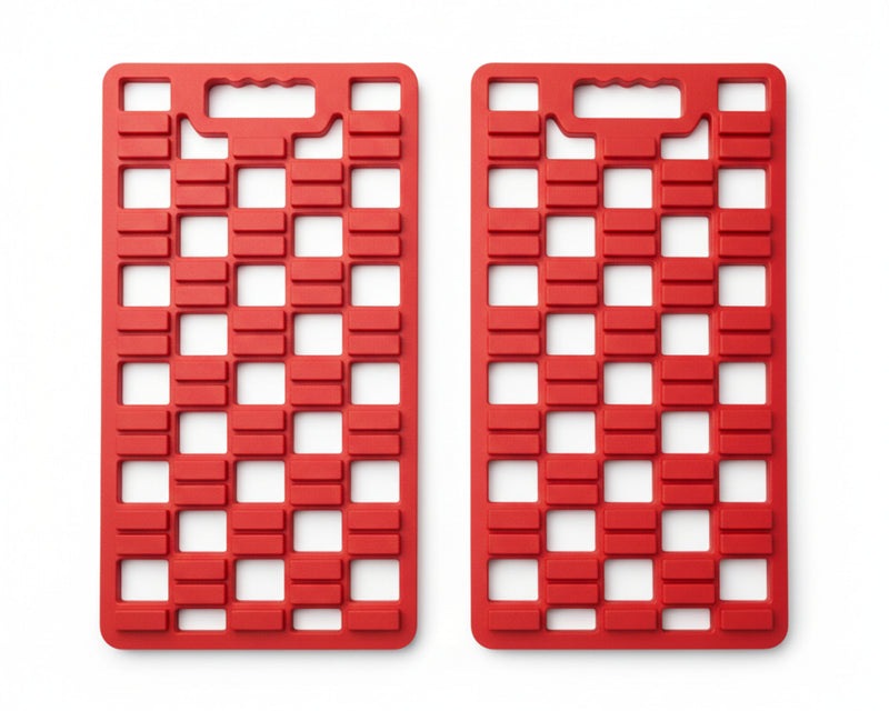 لوحة مقاومة للانزلاق للإطارات – مقاس 63.5 × 20.5 × 2.5 سم – طقم 2 قطع