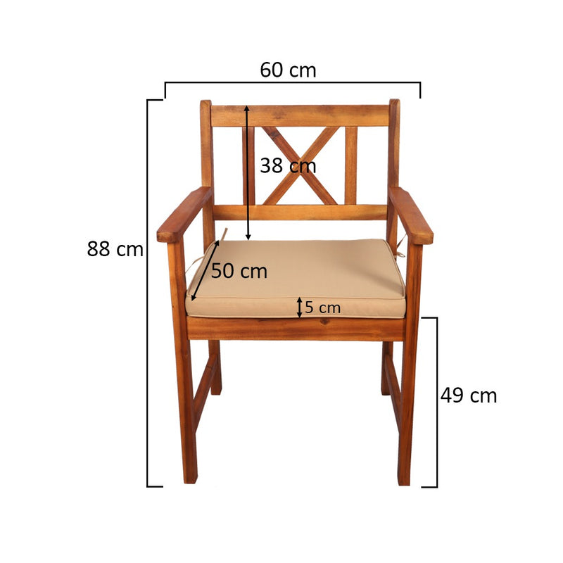 طقم طاولة دائرية وأربع كراسي