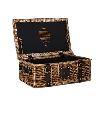 سلة هارودز الخشبية