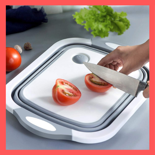 Multi-functional foldable cutting board