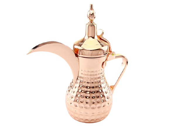 Copper tea and coffee set - 2 litres