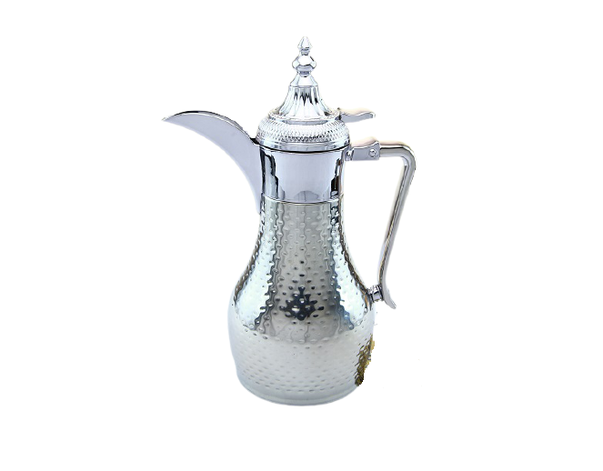 Stainless steel coffee pot - silver